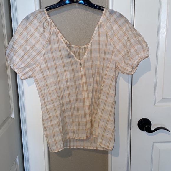 J-Crew Puff Sleeve Blouse - Picture 2 of 3